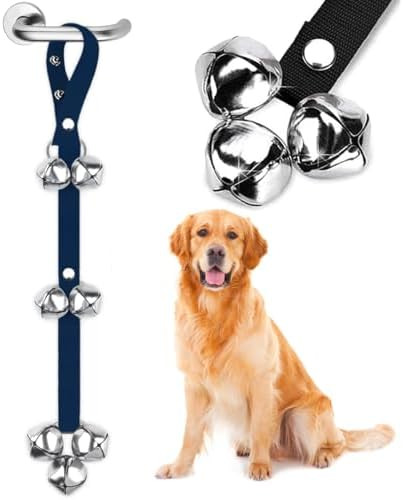 BLUETREE Dog Doorbells Premium Quality Training Potty Great Dog Bells Adjustable Door Bell Dog Be... | Amazon (US)