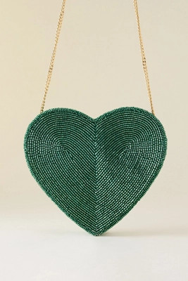 Perlenverzierte Herz-Umhängetasche | Anthropologie (EU)