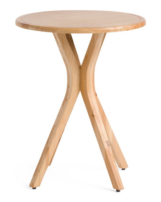 Short Wooden Accent Table | TJ Maxx