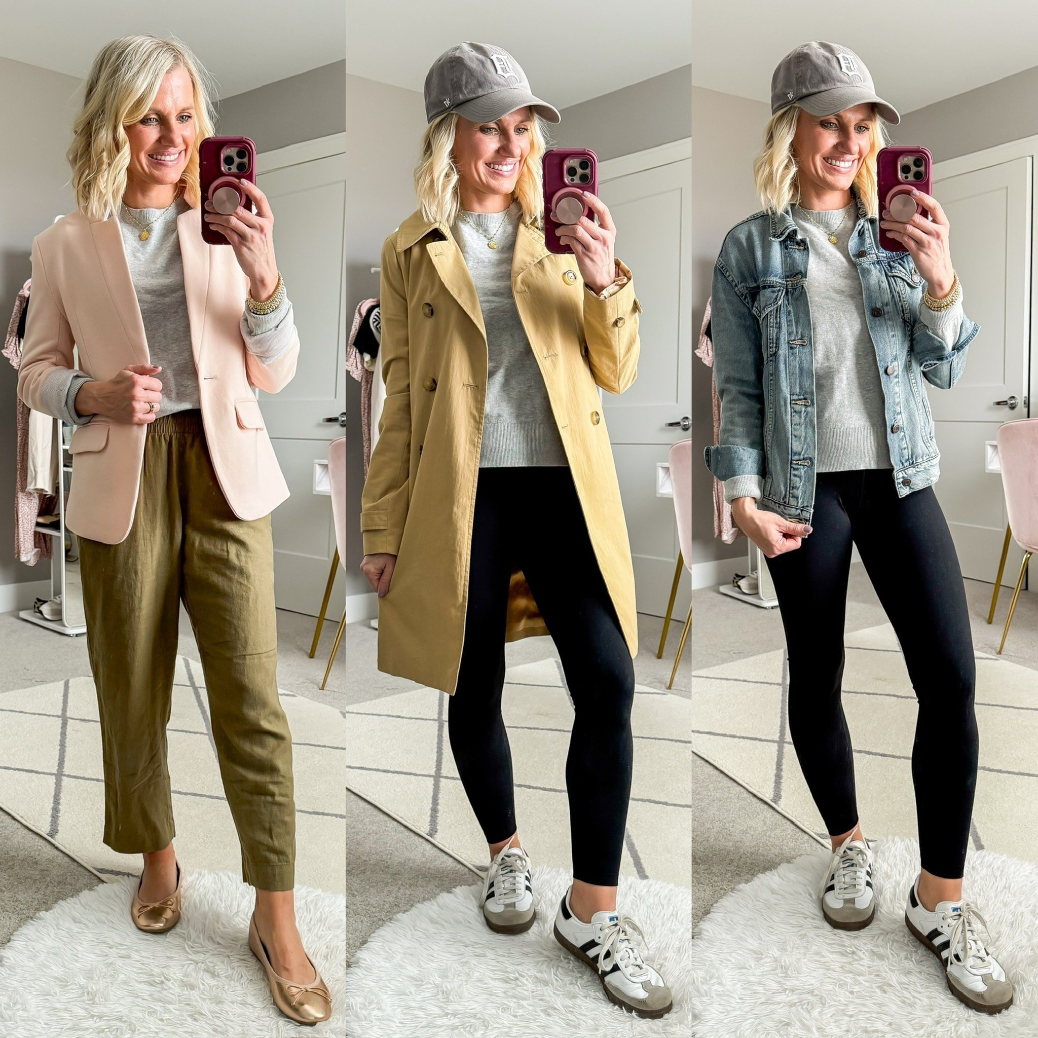 Spring capsule wardrobe outfits with a great sweater  

#LTKPetite #LTKSeasonal #LTKStyleTip