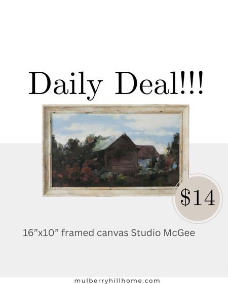 Studio McGee Framed Canvas!! just $14!

#LTKunder50 #LTKSeasonal #LTKhome