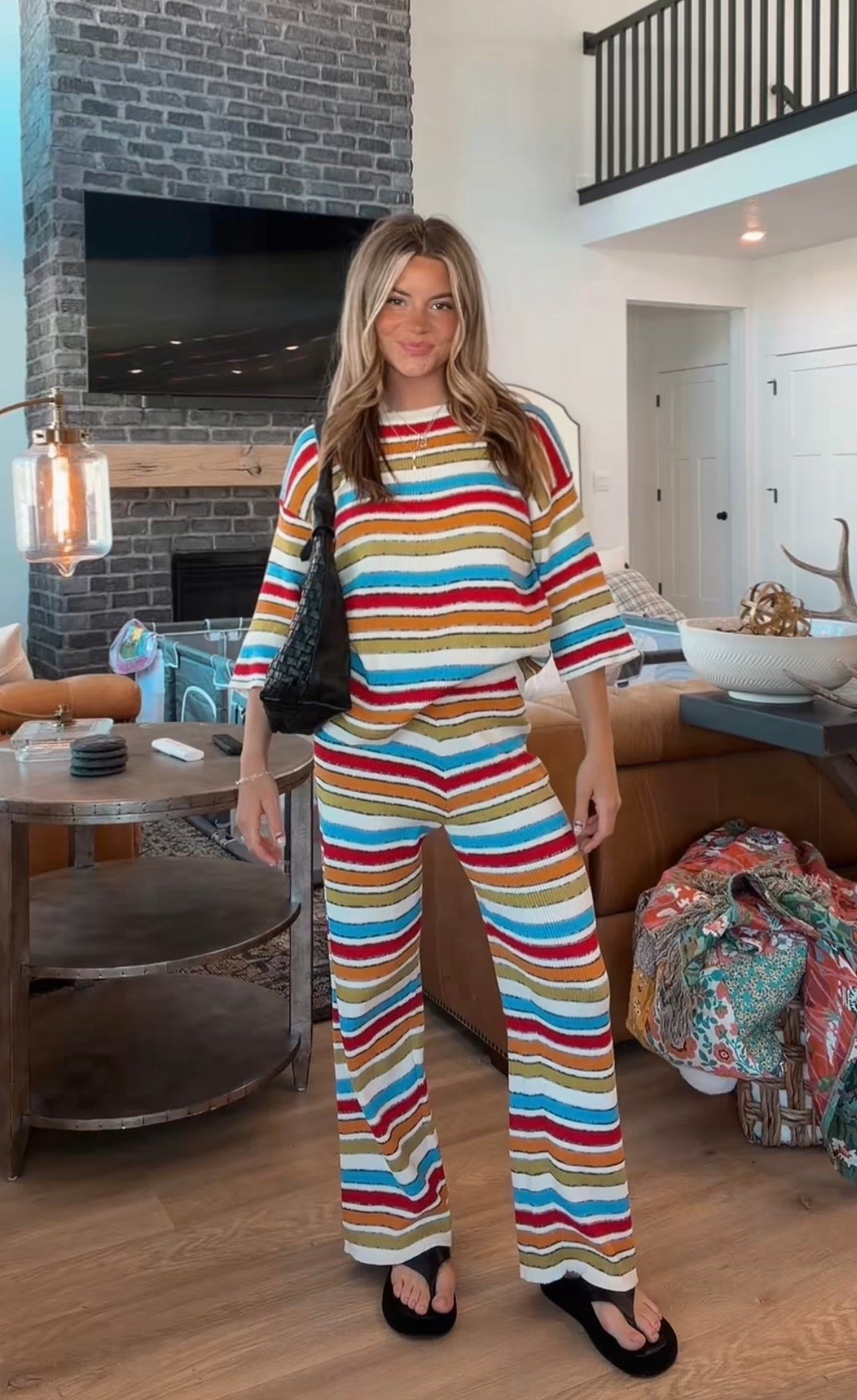 Love my new striped lounge set! Perfect for a cozy day at home. 🌞👖 #homeoutfits #relaxmode #amazonfinds

#LTKootd #LTKmomlife #LTKgrwm