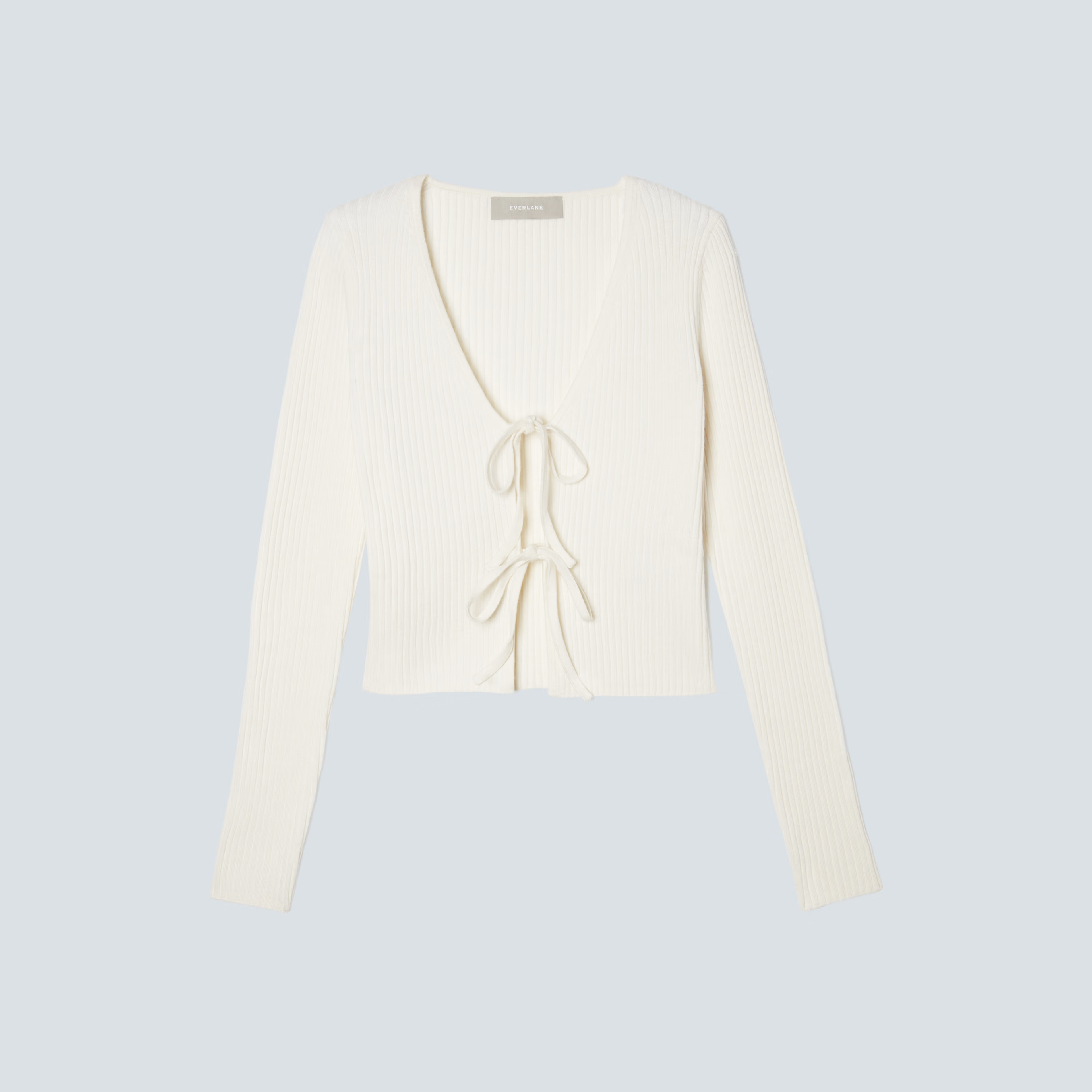 The Cotton-Merino Front-Tie Top | Everlane