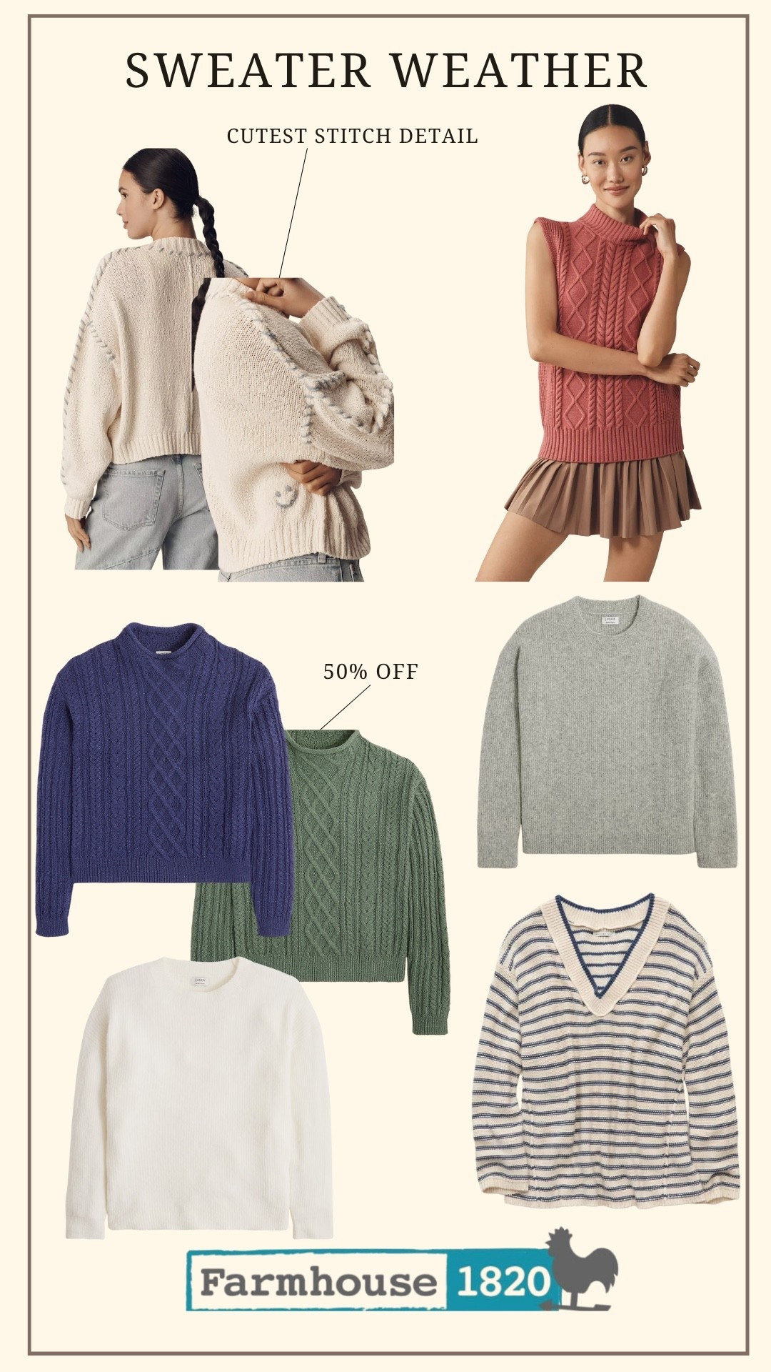 A few of my favorite fall sweaters. All can be worn to work or everyday. Classic style. 

#LTKTravel #LTKautumn #LTKSeasonal