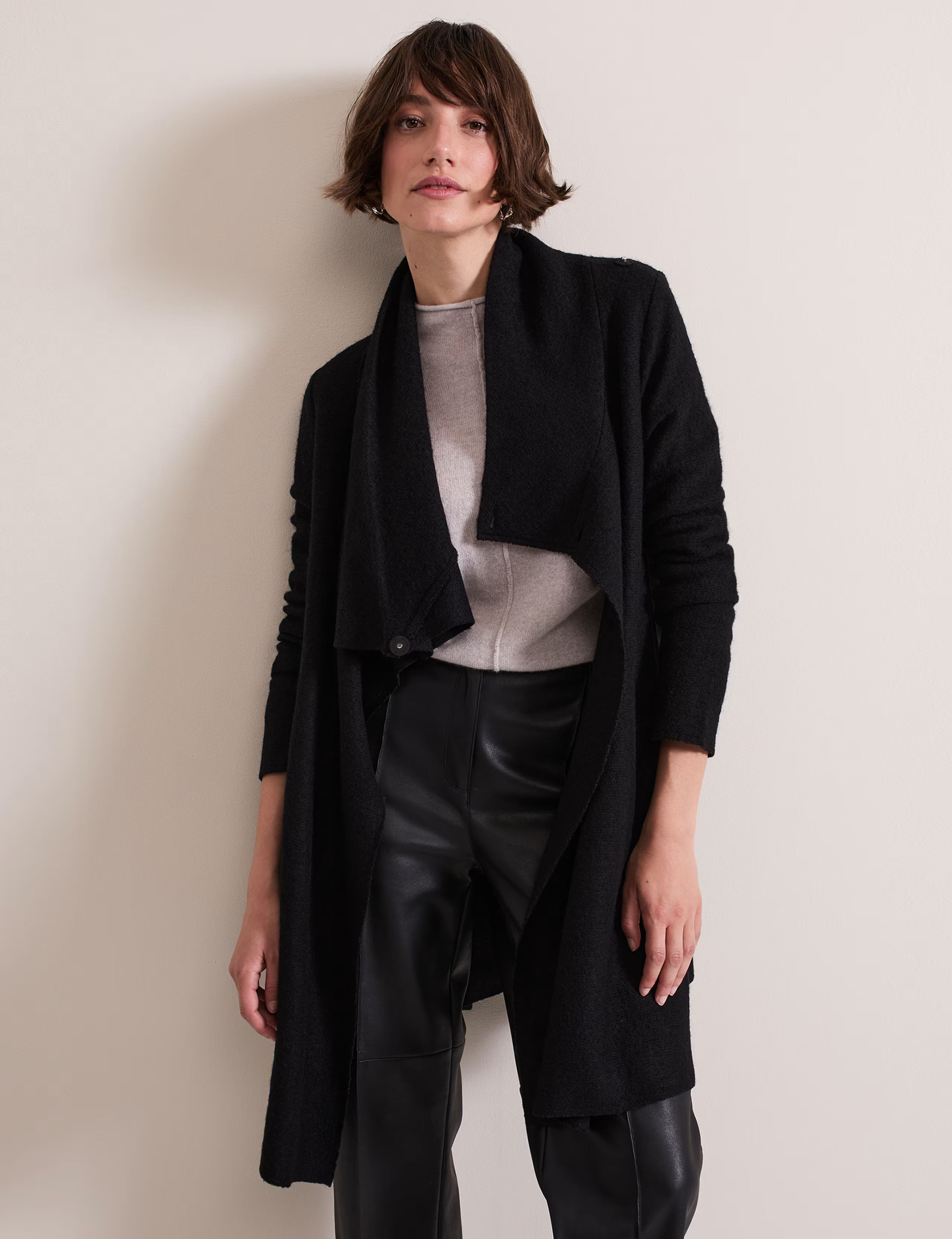 Wool Blend Shawl Collar Coatigan | Marks & Spencer (UK)