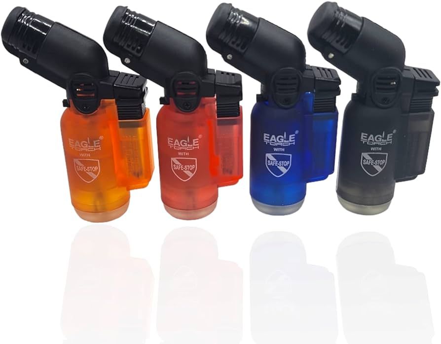 Eagle Torch Lighters Asst Clear Colors 4pack Deal | Amazon (US)