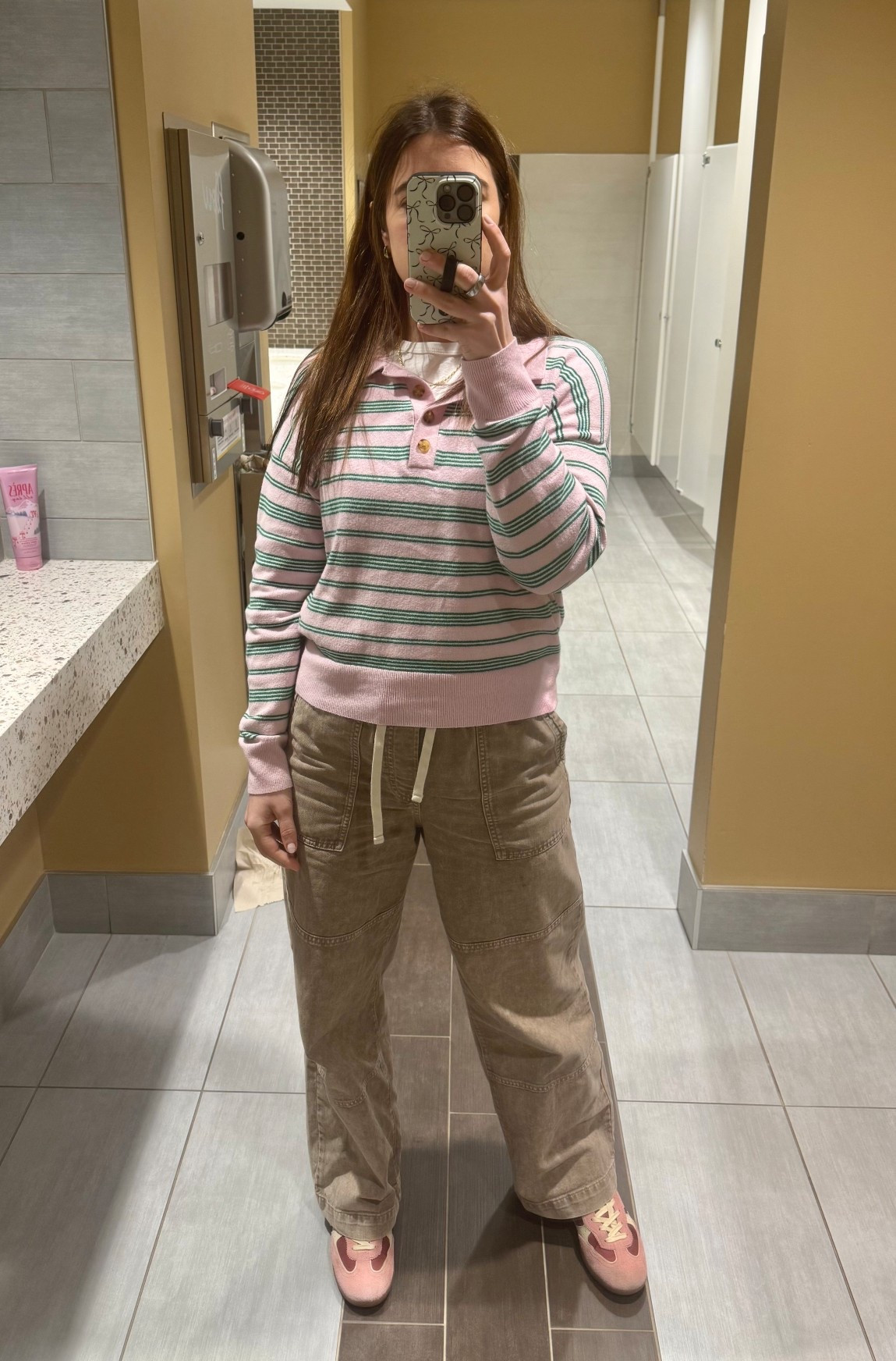 Sweater is on sale for $17! Wearing a small in top and pants  

#LTKWorkwear #LTKootd #LTKSaleAlert