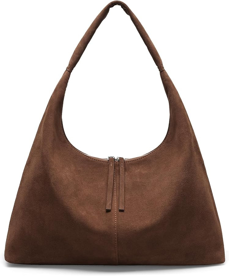 befen Leather Slouchy Hobo Bags for Women, Ultra Soft Large Tote Bag Purses, Lightweight Shoulder... | Amazon (US)