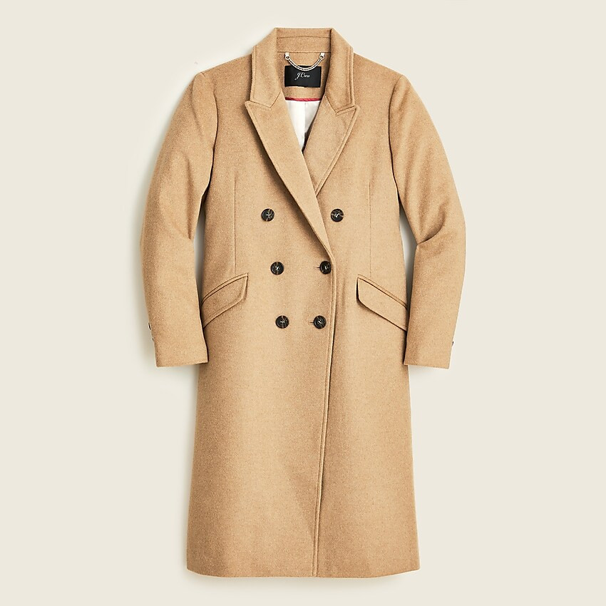Double-breasted topcoat in Italian wool-cashmere | J. Crew US