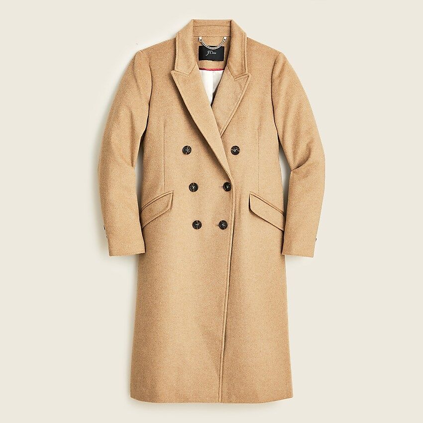 Double-breasted topcoat in Italian wool-cashmere | J.Crew US