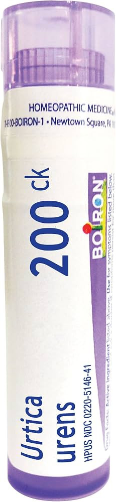 Boiron Urtica Urens 200CK, 80 Pellets, Homeopathic Medicine for Skin Rash, 80 Count (Pack of 1) | Amazon (US)