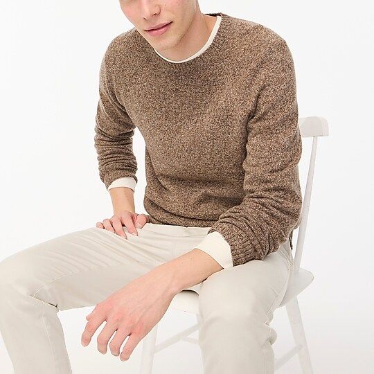 Crewneck sweater in supersoft lambswool blend | J.Crew Factory