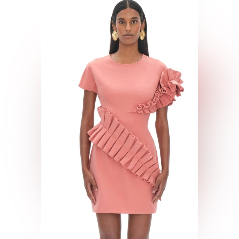 NEW Andrea Iyamah Safia Mini Dress – Rose – Size Small | Poshmark