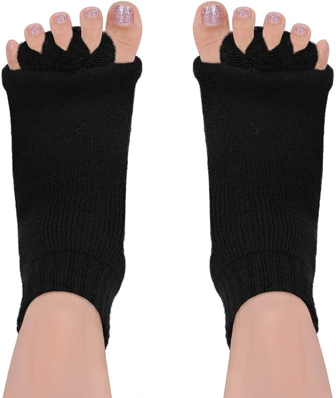 SPORCLO Toe Separator Socks, Foot Alignment Socks, Health Care Toe Spacers, Bunion Corrector, Yog... | Amazon (US)
