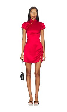 SAU LEE Tina Dress in Red from Revolve.com | Revolve Clothing (Global)