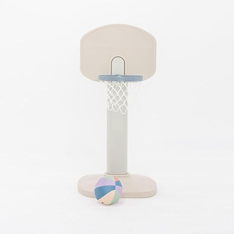 PLAYSMOL Basketball Hoop for Toddlers & Kids, Traditional Backboard with Blue Rim, Indoor Outdoor... | Amazon (US)