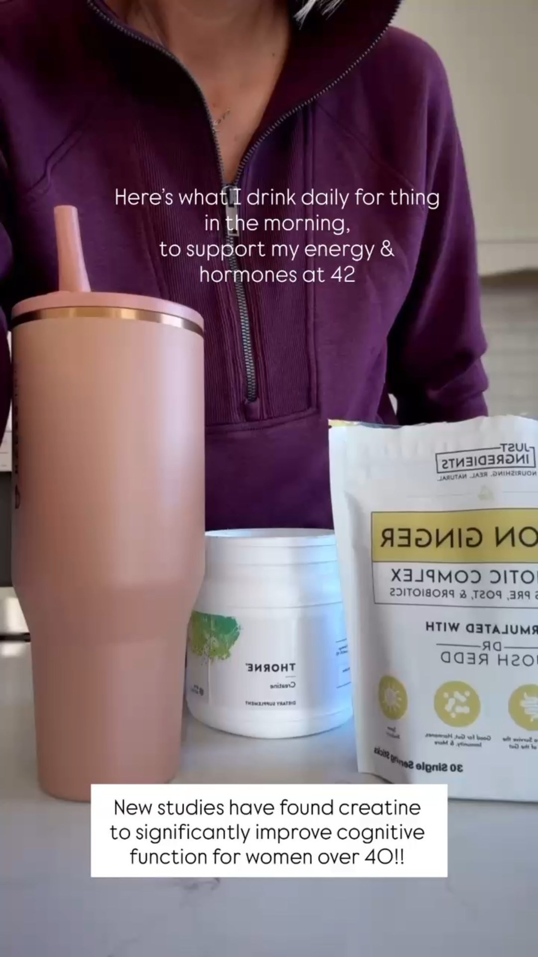 Two supplements I’ve been loving and taking daily — especially going into the new year ✨ Creatine has helped so much with strength + recovery, and a good probiotic is a non-negotiable for me. Both are great options for women and linked here.

#LTKmorningroutine #LTKmomlife #LTKfitnessgoals