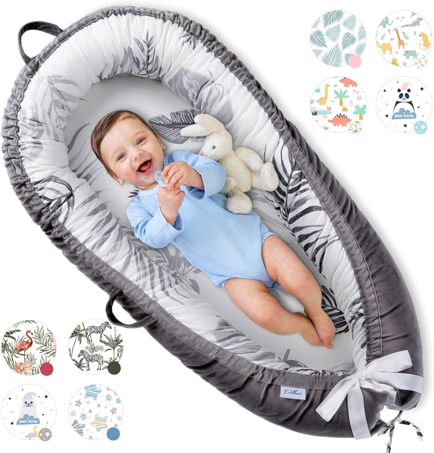 Baby Lounger for Newborn Cover - Newborn Lounger for 0-12 Months, Breathable & Portable Infant Lo... | Amazon (US)