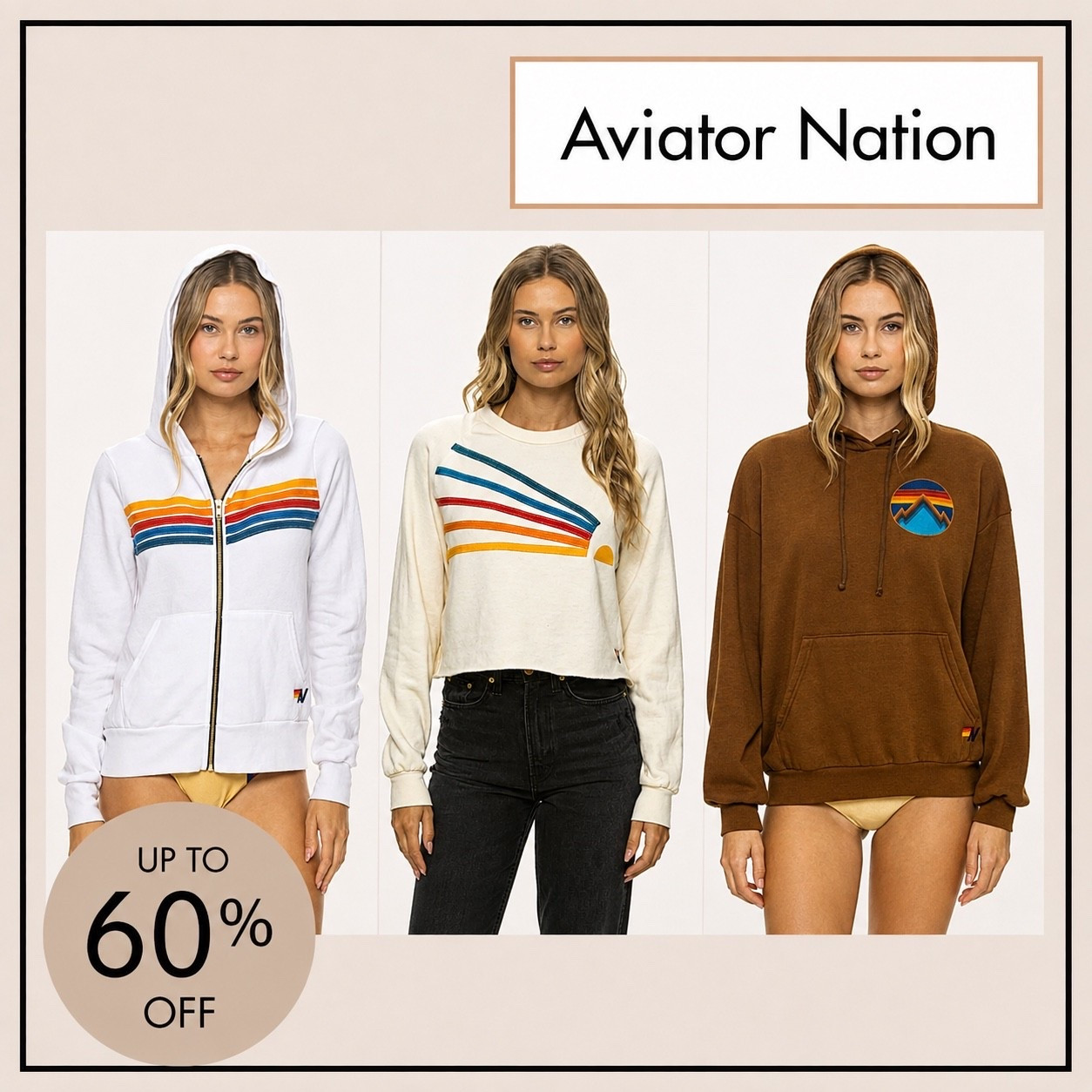 Aviator nation now 40-60% off