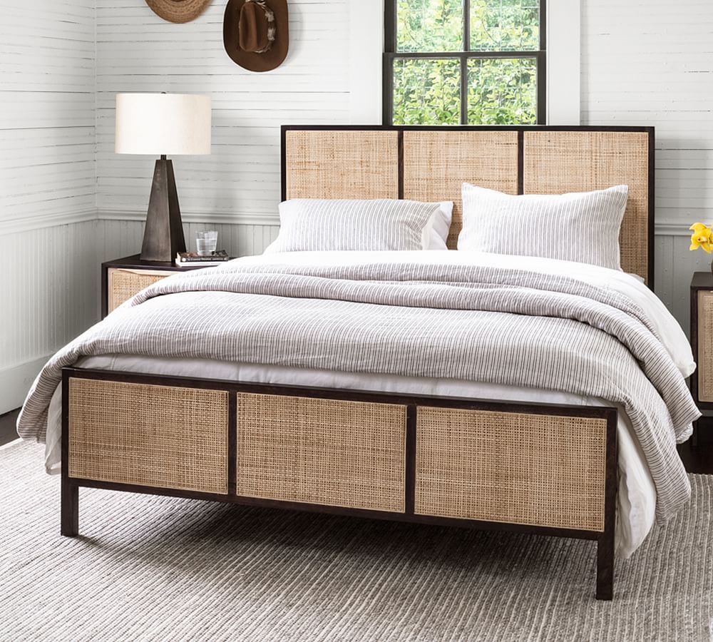 Dolores Cane Platform Bed | Pottery Barn (US)