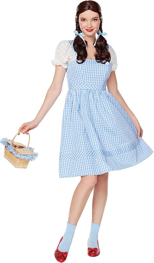 Spirit Halloween The Wizard of Oz Adult Dorothy Dress Costume | Officially Licensed | Group Costu... | Amazon (US)