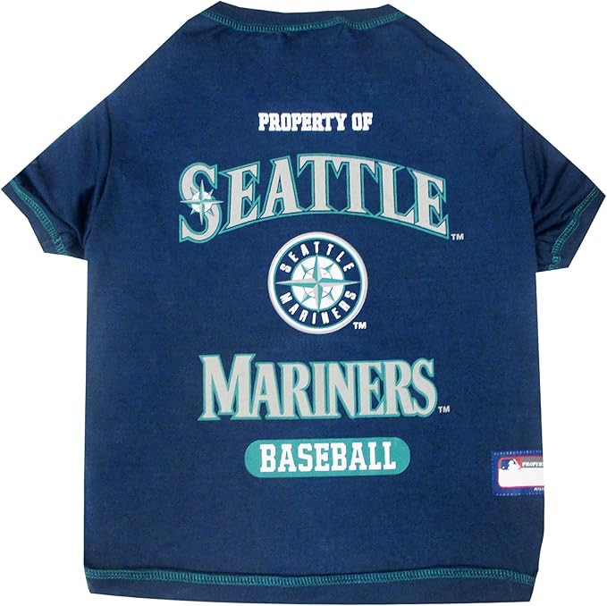 MLB Tee Shirt for Dogs & Cats - Seattle Mariners Dog T-Shirt, X-Large. | Amazon (US)