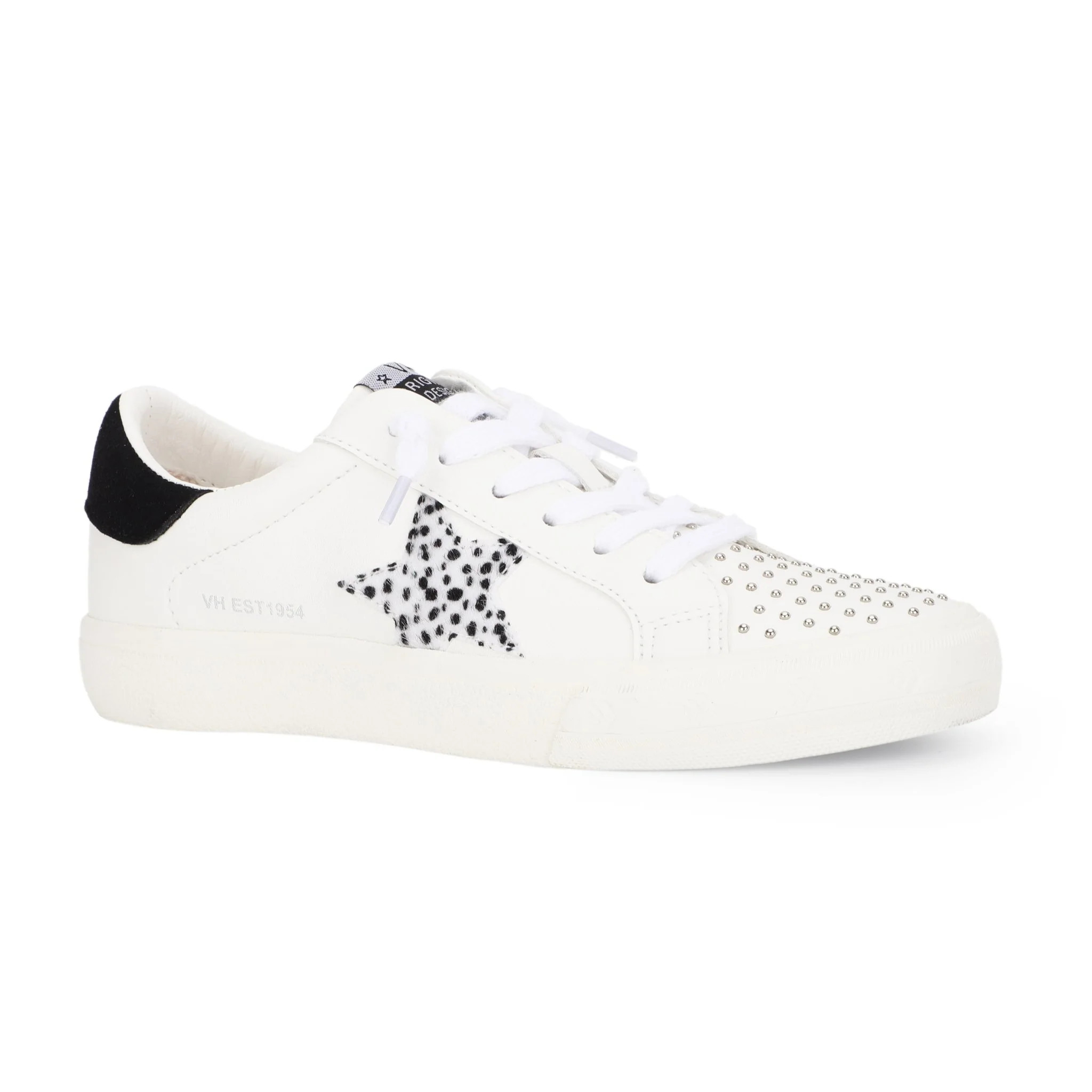 GRANDE - WHITE STUDDED CHEETAH MIX | Vintage Havana