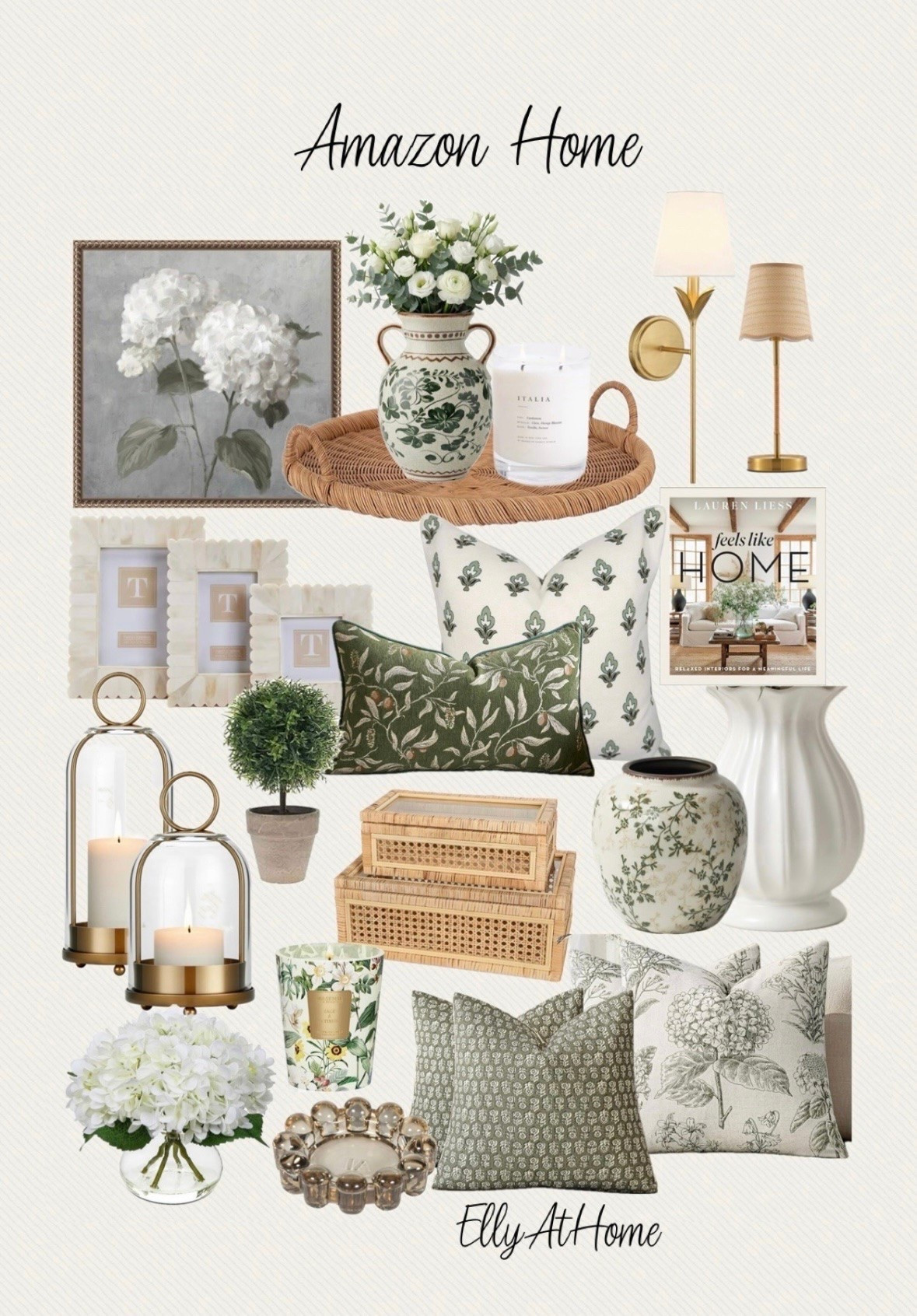 Amazon pretty spring/summer things! Shop beautiful green and white decor accessories, vases, florals, artwork, trays, lights, throw pillows and more! Amazon home finds, free shipping

#LTKHome #LTKSaleAlert