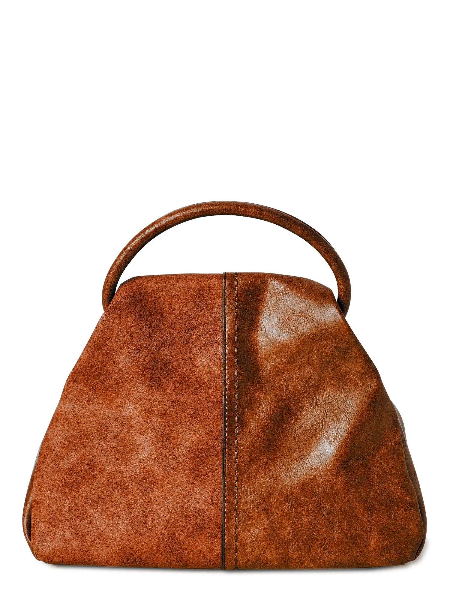 Time and Tru Women’s Fiona Crossbody Handbag Brown | Walmart (US)