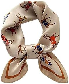 Tim & Tina Square 100% Mulberry Silk 21'' x 21'' Hair Scarf Head Sleeping Wrap Satin Head Scarf f... | Amazon (US)