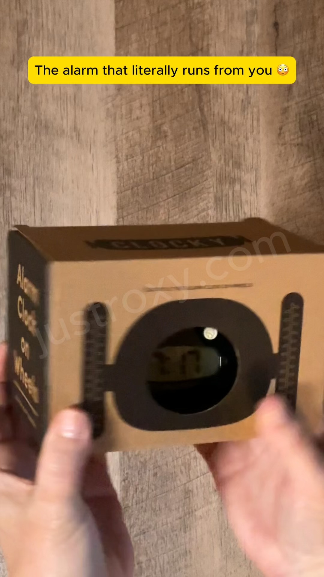 Meet the alarm clock that will actually get you out of bed. CLOCKY rolls off your nightstand and runs around your room while beeping loudly so you have to get up to turn it off. Perfect for heavy sleepers or anyone who loves a funny gadget.  #giftideas #funnygifts #bedroommusthaves #alarmclock #amazoncreator 

 #LTKHome #LTKTravel #LTKFamily