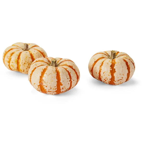 Tiger Striped Pumpkins, 3 count bag | Walmart (US)