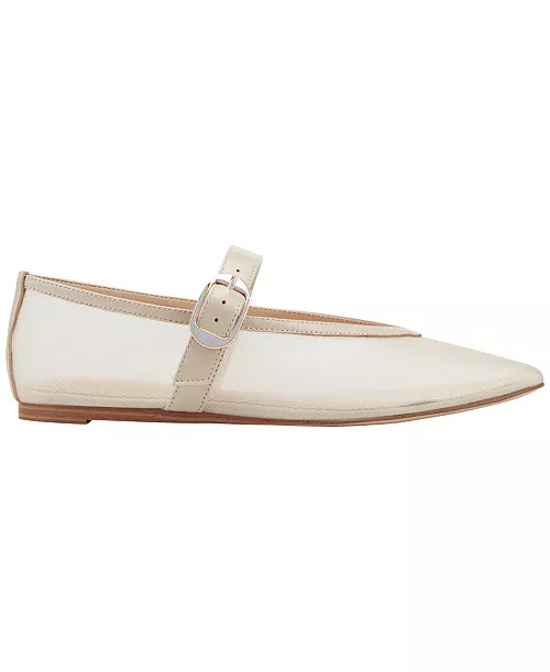 Mesh Ballet Flat Cream - Macy's | Macy's