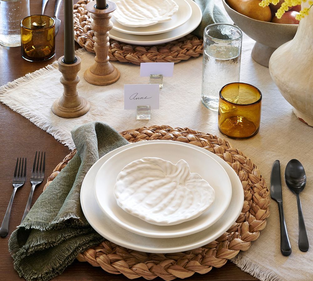 Pumpkin Stoneware Appetizer Plates - Set of 4 | Pottery Barn (US)