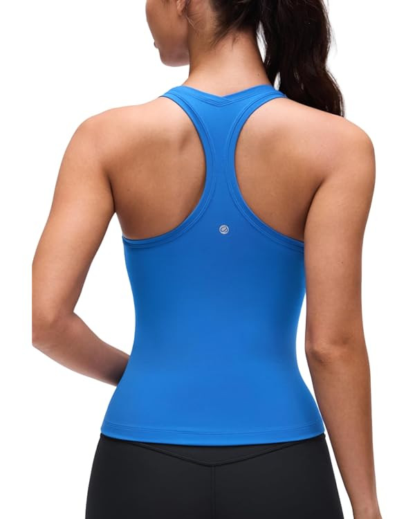 CRZ YOGA Butterluxe Racerback Tank Tops for Women - Yoga Workout Casual Gym Athletic Camisole Tig... | Amazon (US)