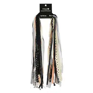 1yd. Halloween Black & Cream Ribbon Trim Bundle by Celebrate It™ | Michaels | Michaels Stores