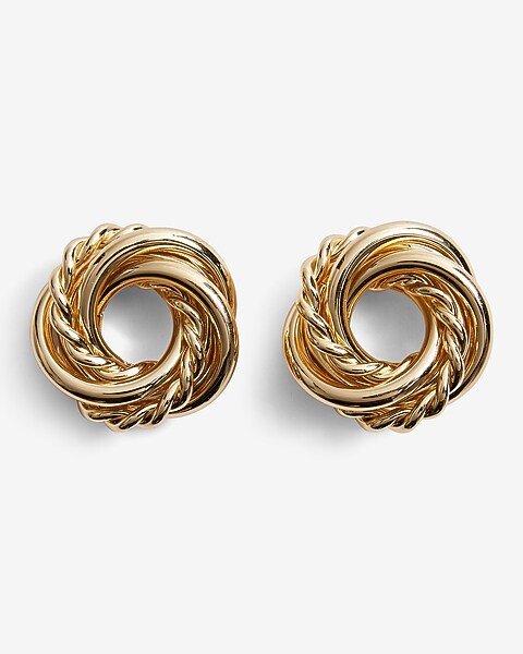 Twisted Knot Stud Earrings | Express