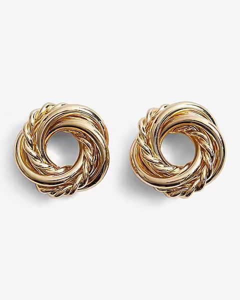 Twisted Knot Stud Earrings | Express (Pmt Risk)