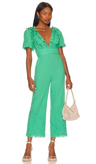 Lala Jumpsuit in Spring Green | Revolve Clothing (Global)