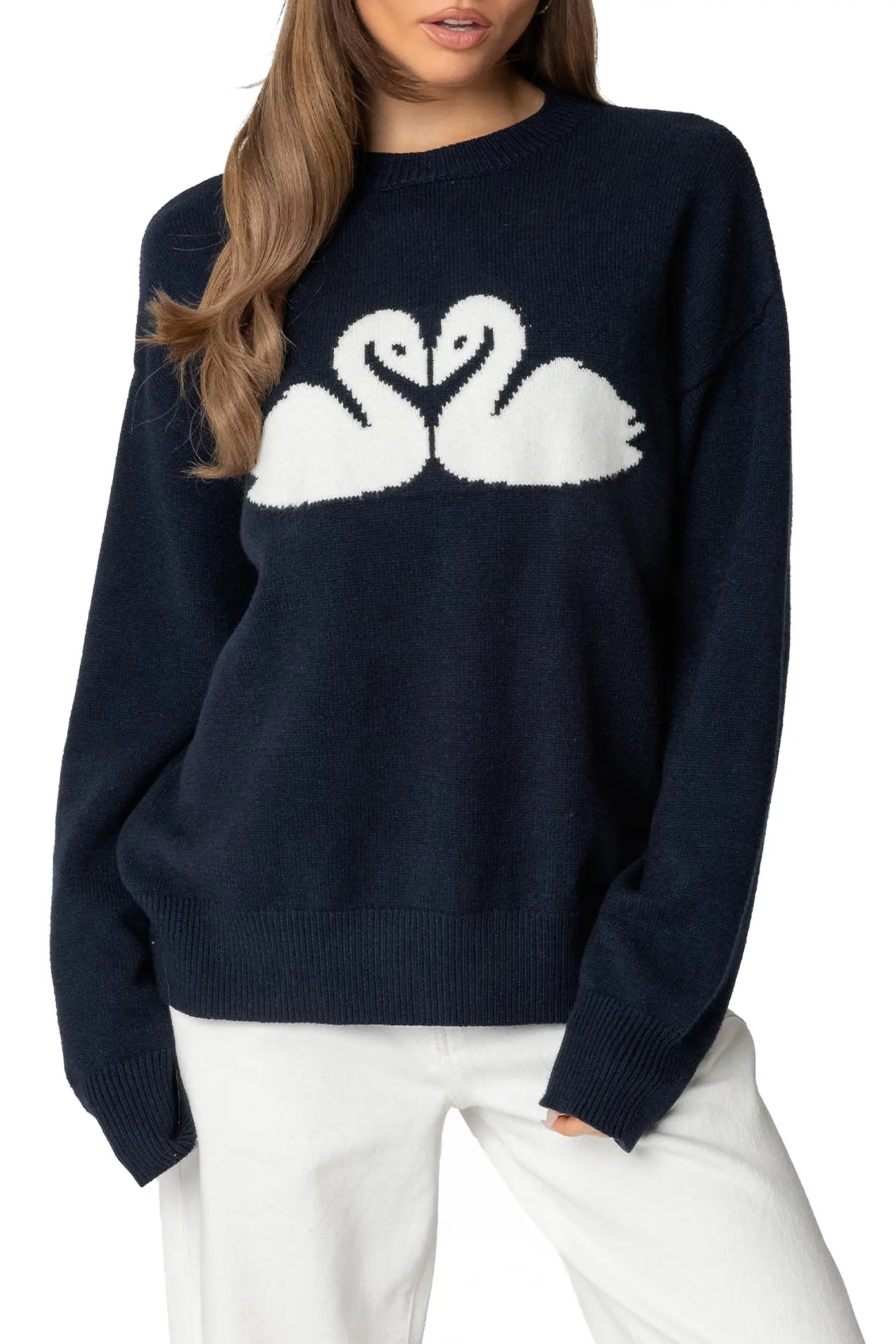EDIKTED Swan Oversize Sweater (Women) | Nordstrom | Nordstrom