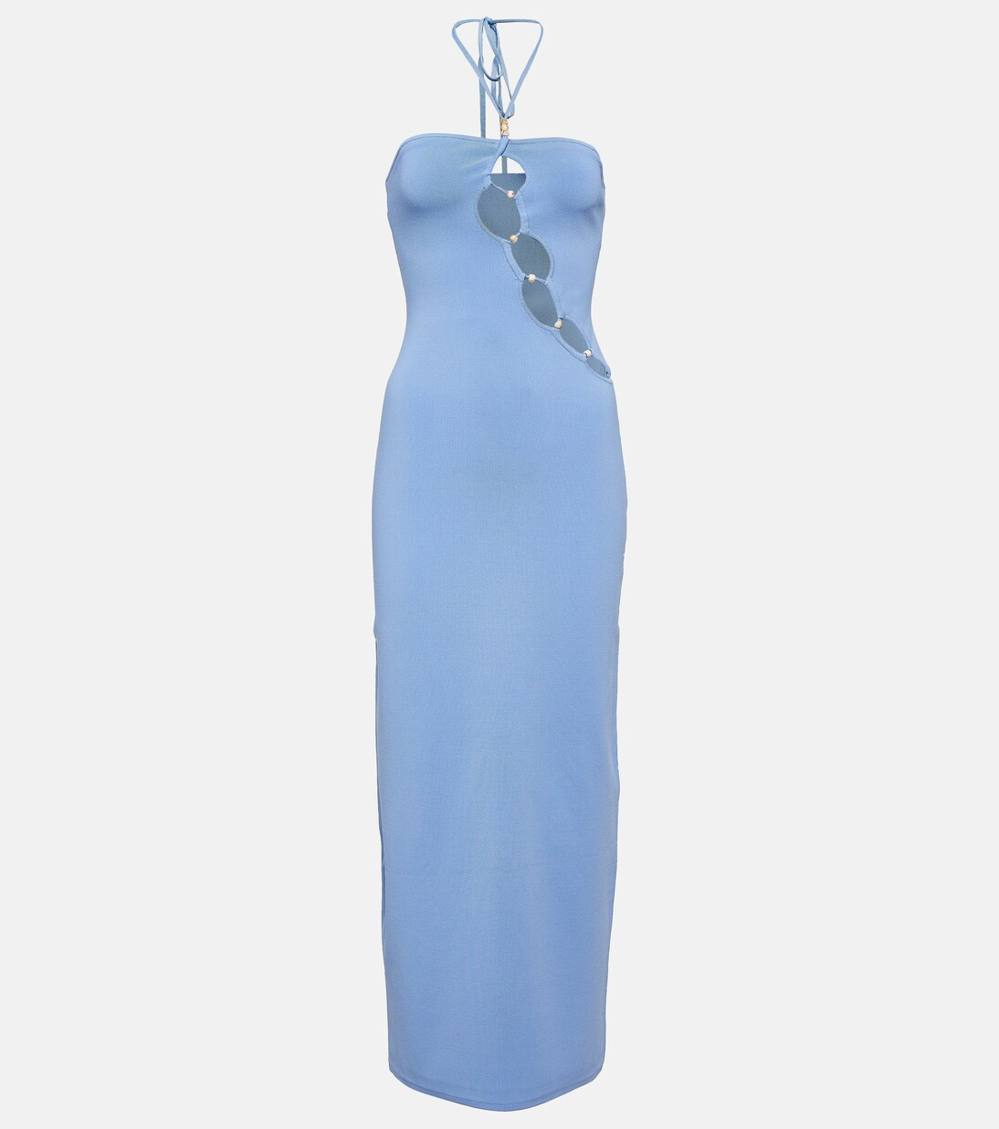 Salvador beaded halterneck maxi dress | Mytheresa (US/CA)