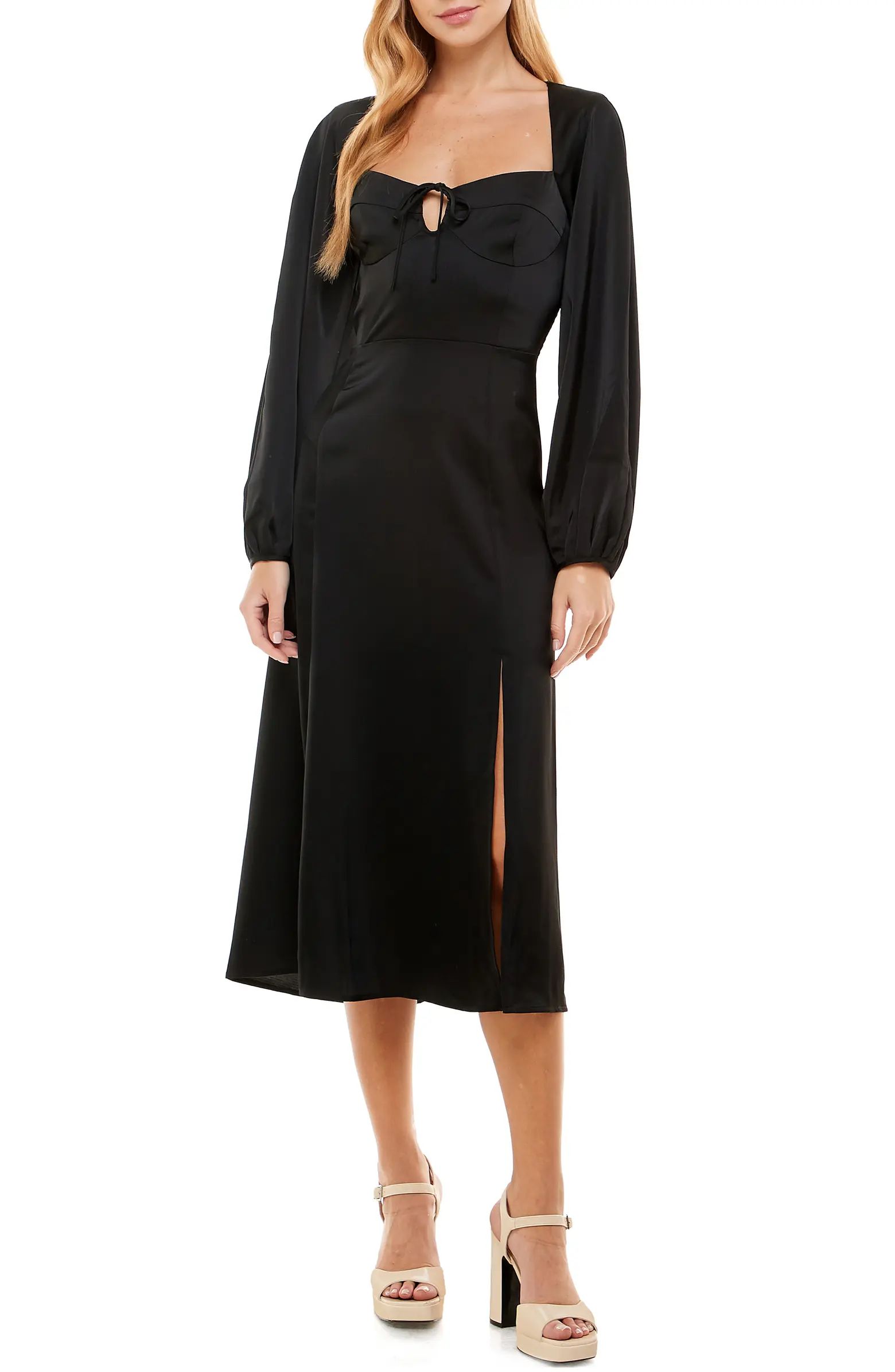 Sable Long Sleeve Bustier Dress | Nordstrom
