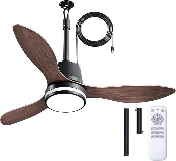 Amico 42 Inch Outdoor Ceiling Fans with Lights for Patios, IP65 Waterproof Gazebo Fan Remote Cont... | Amazon (US)