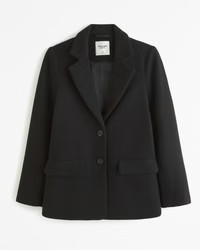 Heavyweight Wool-Blend Blazer Coat | Abercrombie & Fitch (UK)
