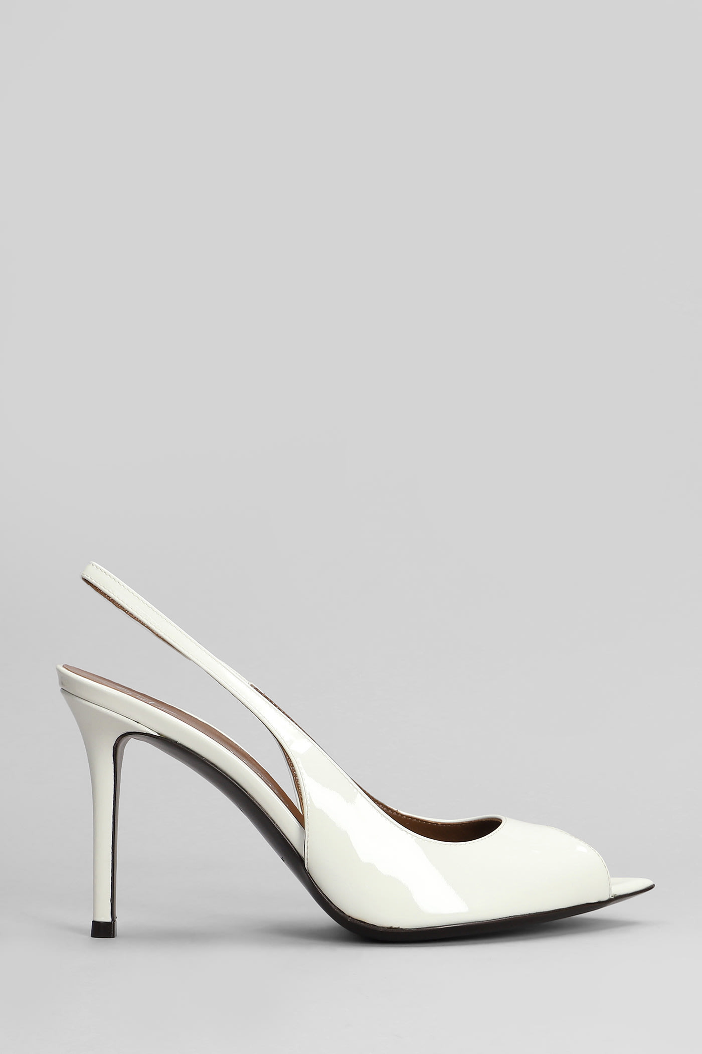 Giuseppe Zanotti Intriigo Pumps In White Patent Leather | Italist.com US