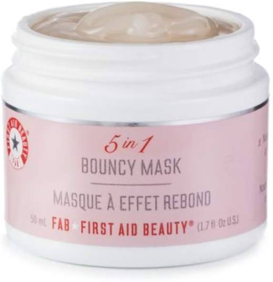 First Aid Beauty 5 in 1 Bouncy Mask: Gluten-Free Nourishing Acne Face Mask to Calm and Hydrate Skin. | Amazon (US)