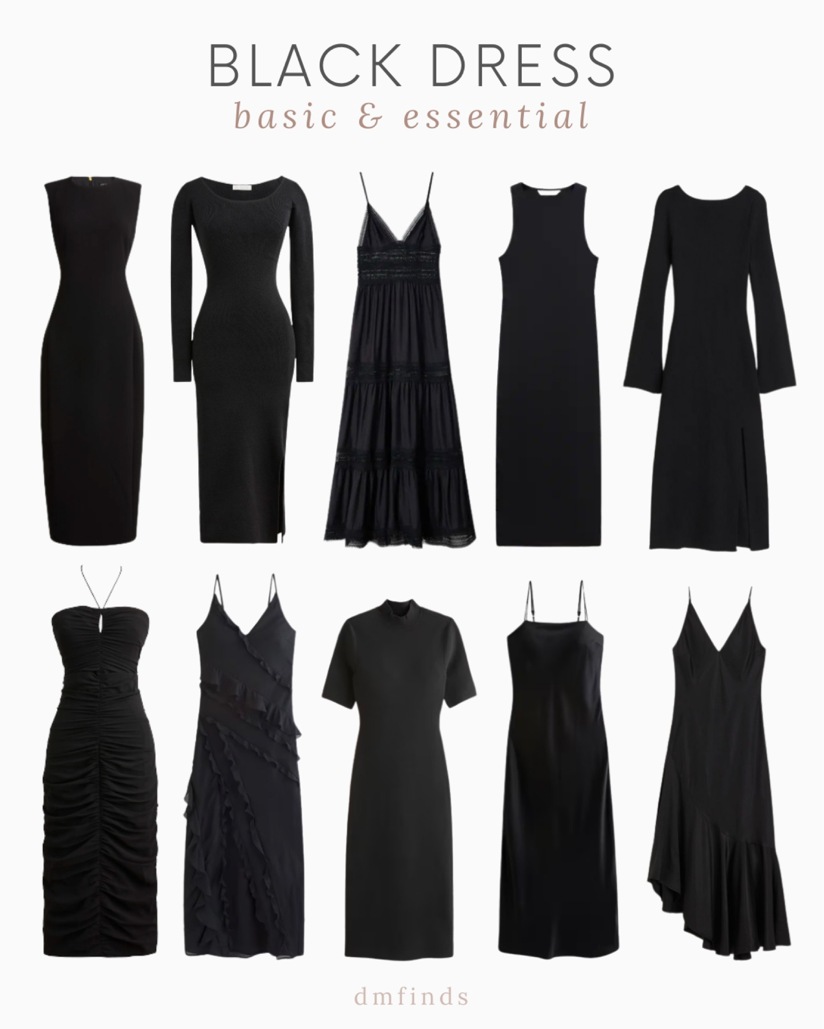 essential little black dress - basic must haves

#LTKHoliday #LTKparties #LTKwedding