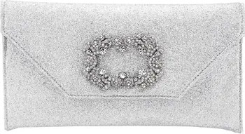 Hepburn Crystal Buckle Clutch | Nordstrom