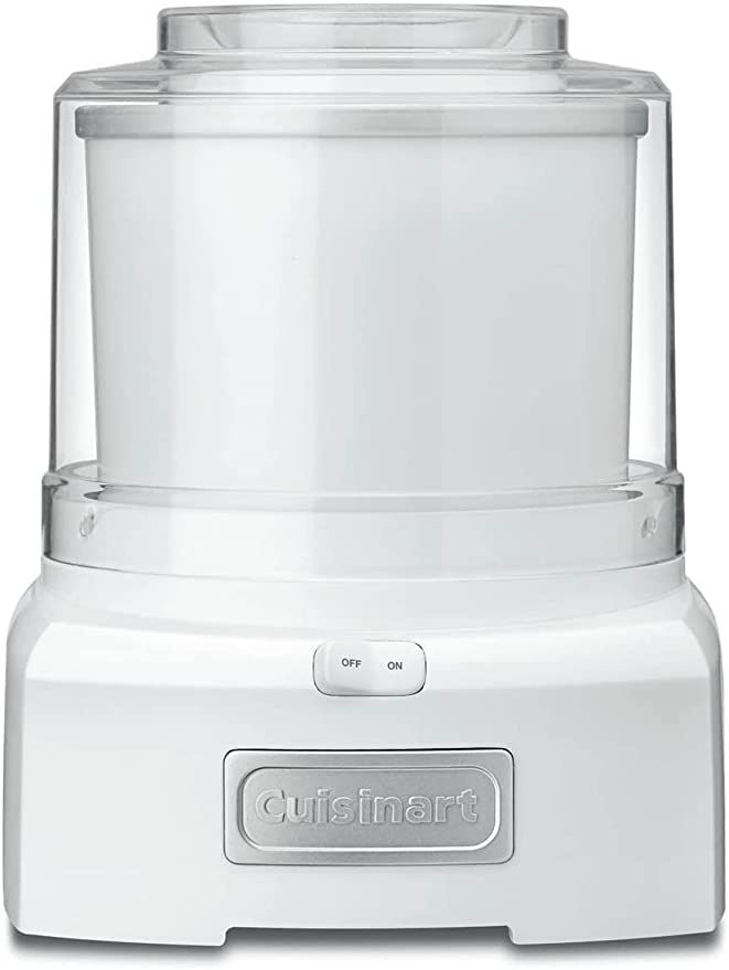 Cuisinart Ice Cream Maker Machine, 1.5 Quart Sorbet, Frozen Yogurt Maker, Double Insulated, White, I | Amazon (US)