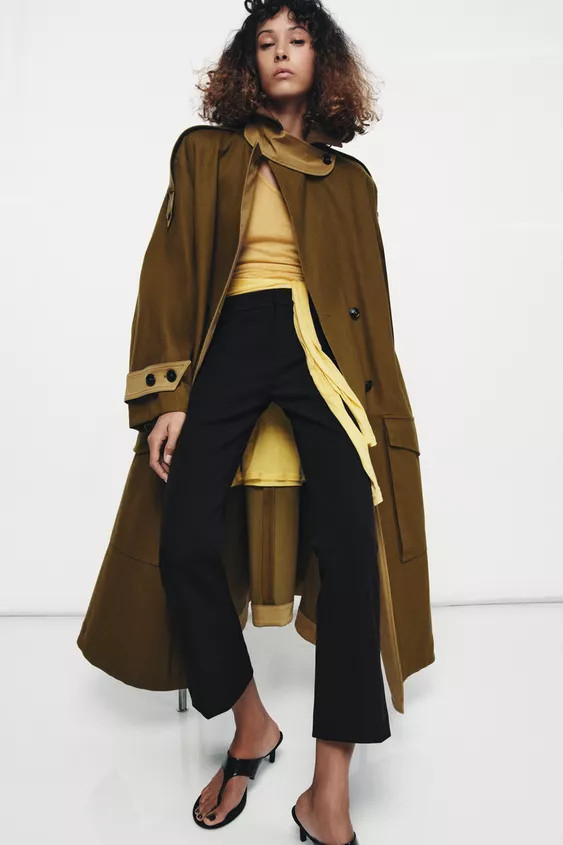 ZW COLLECTION CROPPED PANTS | Zara US